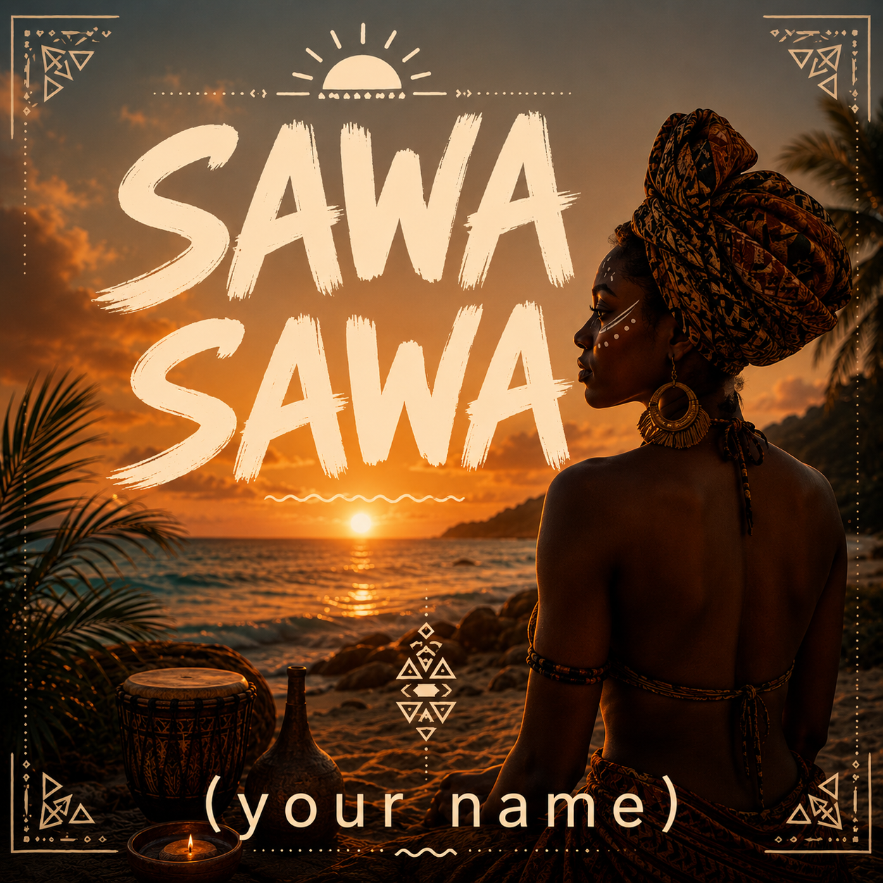 SAWA SAWA — Afro House ghost produced track artwork
