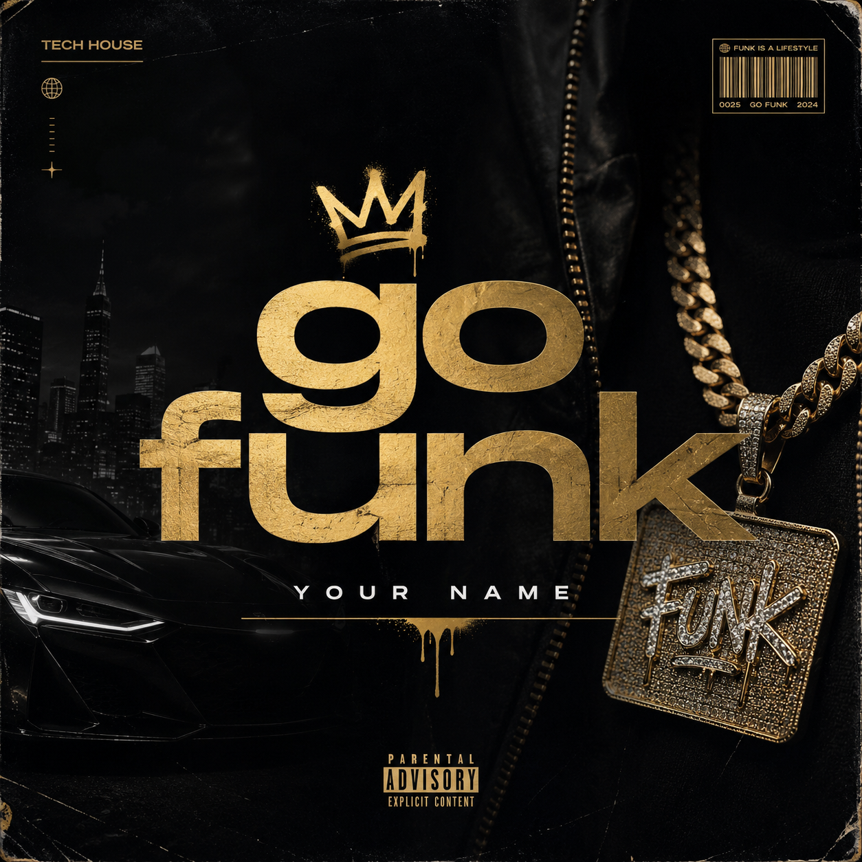 GO FUNK — Tech House ghost produced track artwork