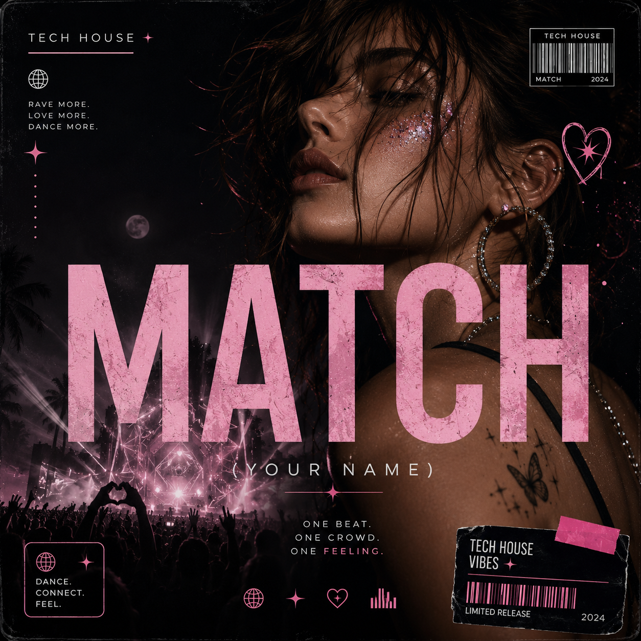 MATCH — Tech House ghost produced track artwork